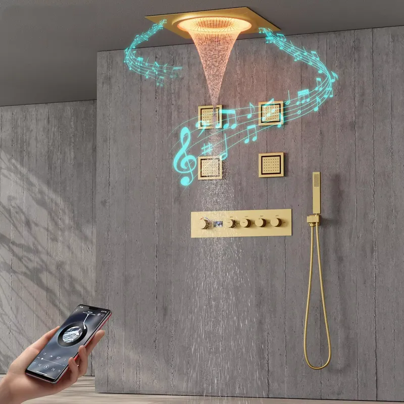 Music - Set Shower LED Pintar dengan Musik,