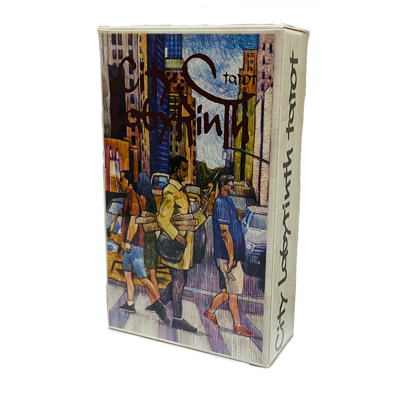 Tarot Deck With Guidebook - Kartu Tarot City Labyrinth 78 Kartu,