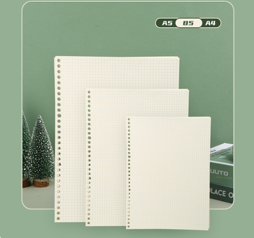 A5 Spiral Dotted Grid Notebook - A5 B5 garis kisi 20 lubang