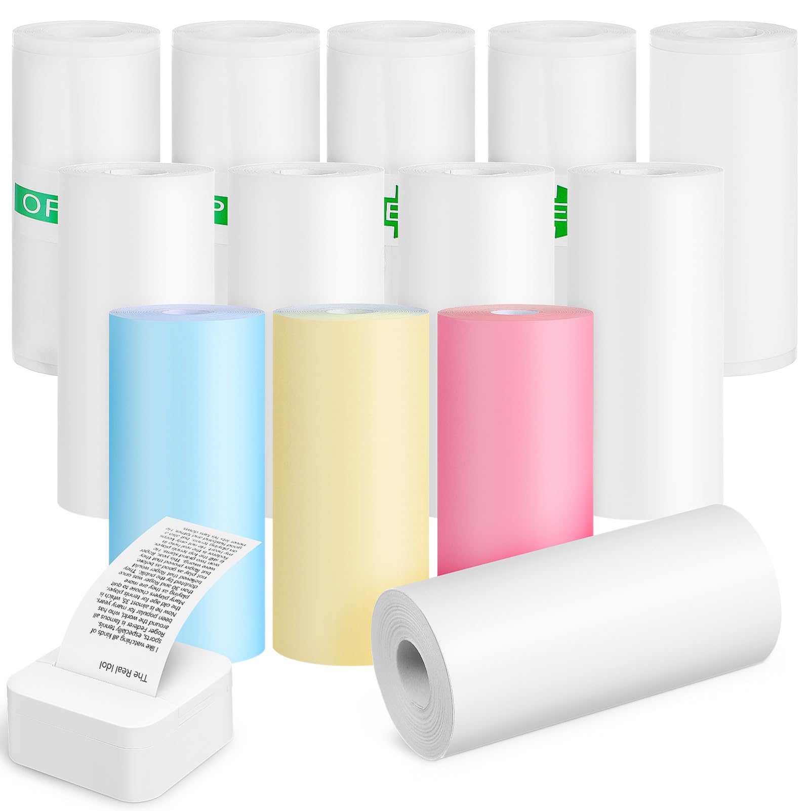 Mini Pocket Thermal Printer Paper Roll - Kertas Printer Thermal Mini 13 Gulungan