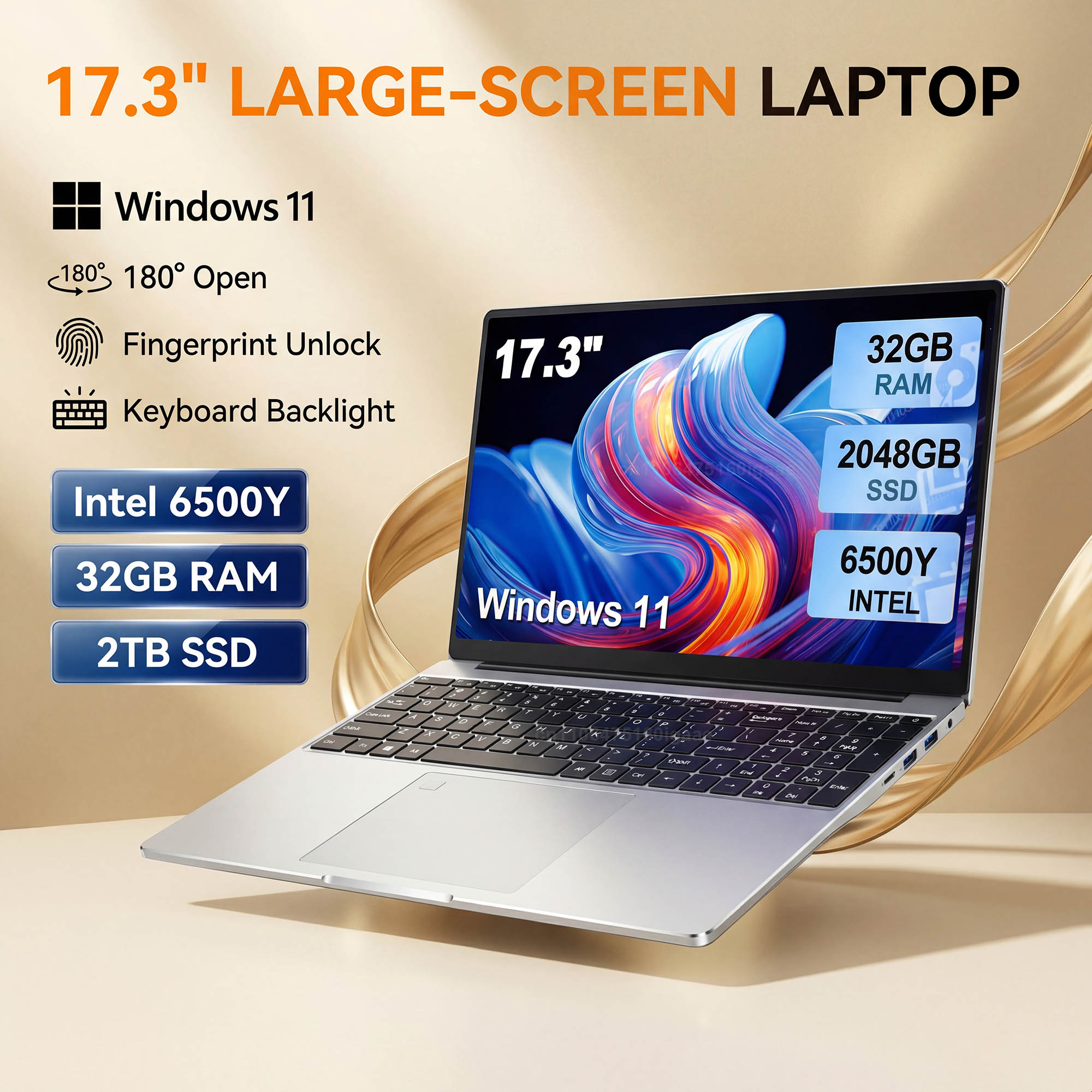 Books - Laptop Layar Besar 17,3