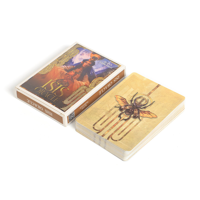 Tarot Deck With Guidebook - Kartu Oracle ISIS, Kartu Tarot, Permainan
