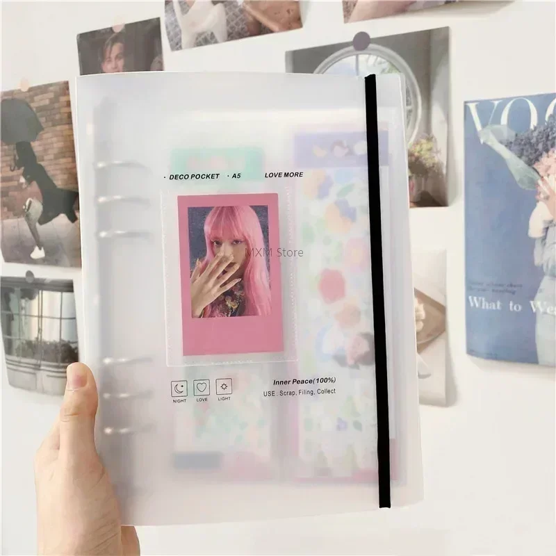 Kpop Photo Card Binder 3 Inch - A5 pemegang kartu foto Album untuk