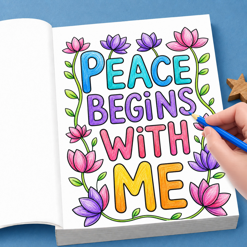 Adult Coloring Book Stress Relief - Buku Mewarnai Dewasa Kesehatan Mental 28
