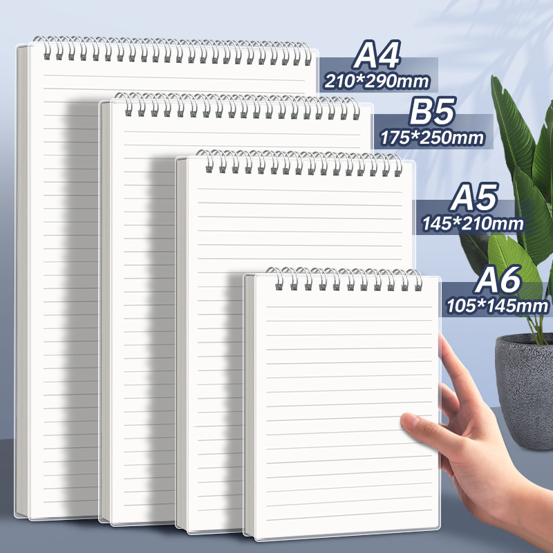 A5 Spiral Dotted Grid Notebook - A4 A5 B5 buku Spiral Notebook