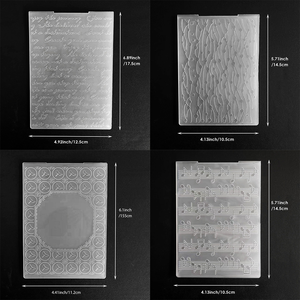Blank Sheet Music Notebook - Folder Embossing 2D/Tanda Musik/Embossing Untuk Pembuatan