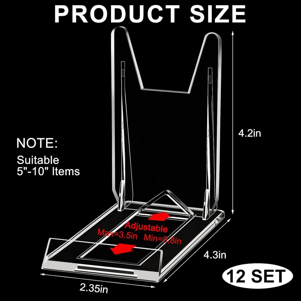 Penyangga Buku Akrilik Transpa - Clear Acrylic Book Stand Holder ulasan dan harga