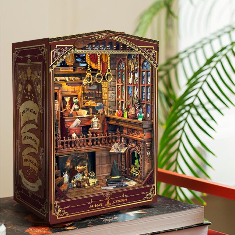 Kit Sisipan Rak Sudut Buku DIY - Diy Wooden Book Nook Kit Shelf Insert ulasan dan harga