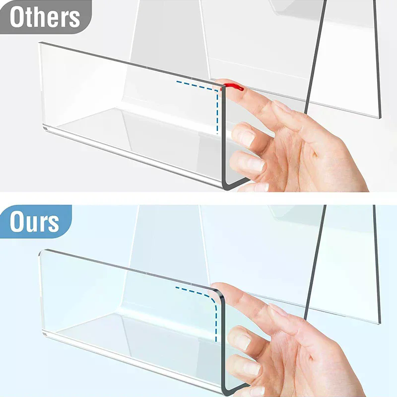 1 Buah Tempat Pajangan Buku Ko - Clear Acrylic Book Stand Holder ulasan dan harga