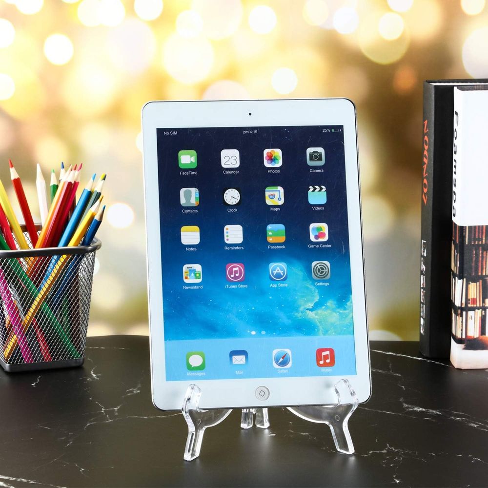 6 Paket Penyangga Akrilik Tran - Clear Acrylic Book Stand Holder ulasan dan harga