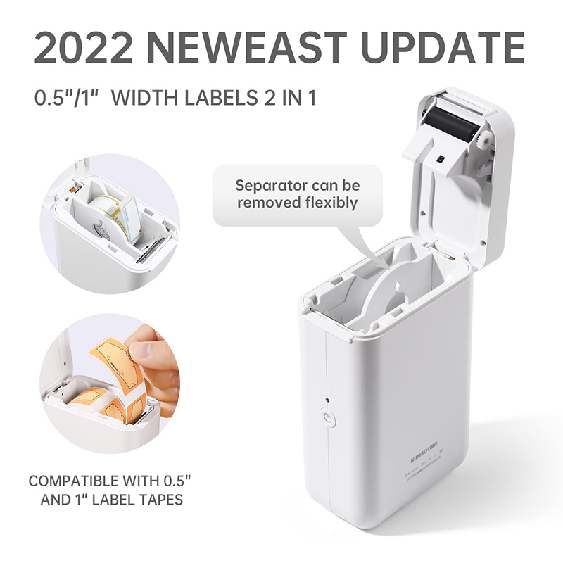 ​ ​ NiiMbot D101 Printer Label - Mini Pocket Thermal Printer Paper Roll ulasan dan harga
