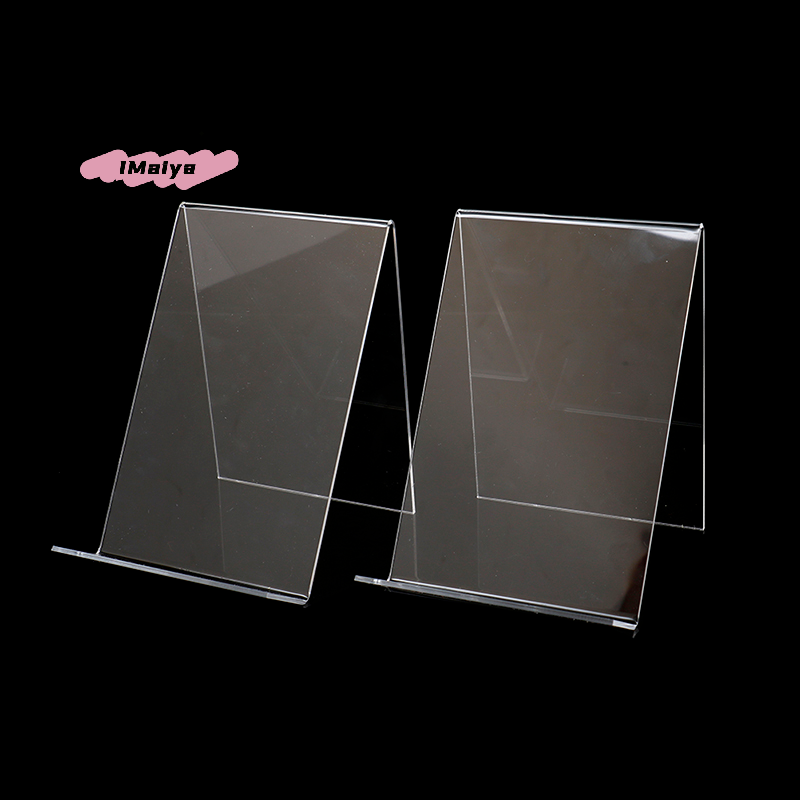 M-1pcs Penyangga Buku Akrilik  - Clear Acrylic Book Stand Holder ulasan dan harga