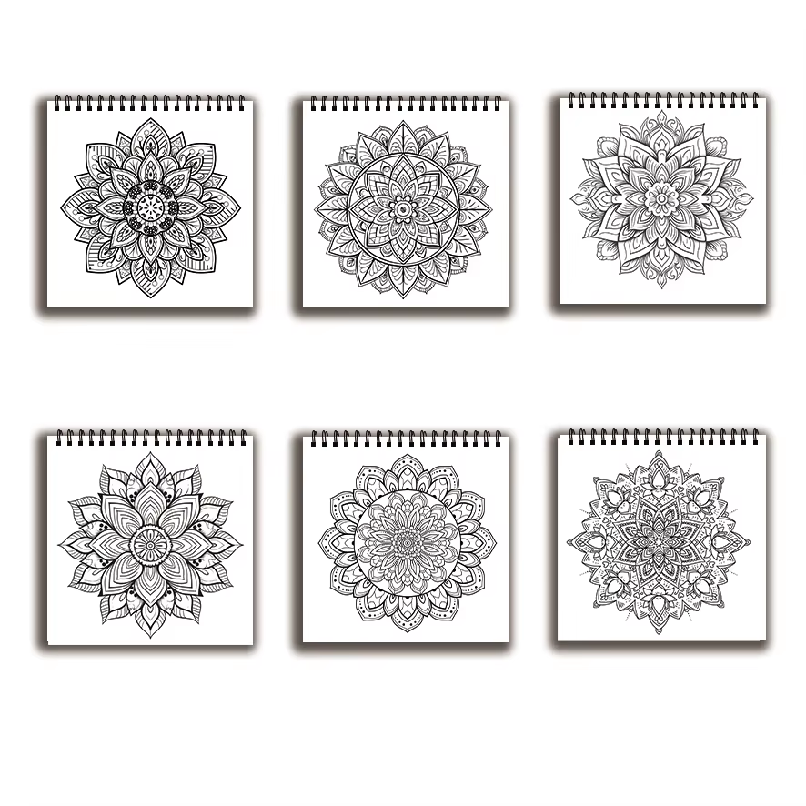 Buku Mewarnai - 7.87 x 7,87 in - Adult Coloring Book Stress Relief ulasan dan harga