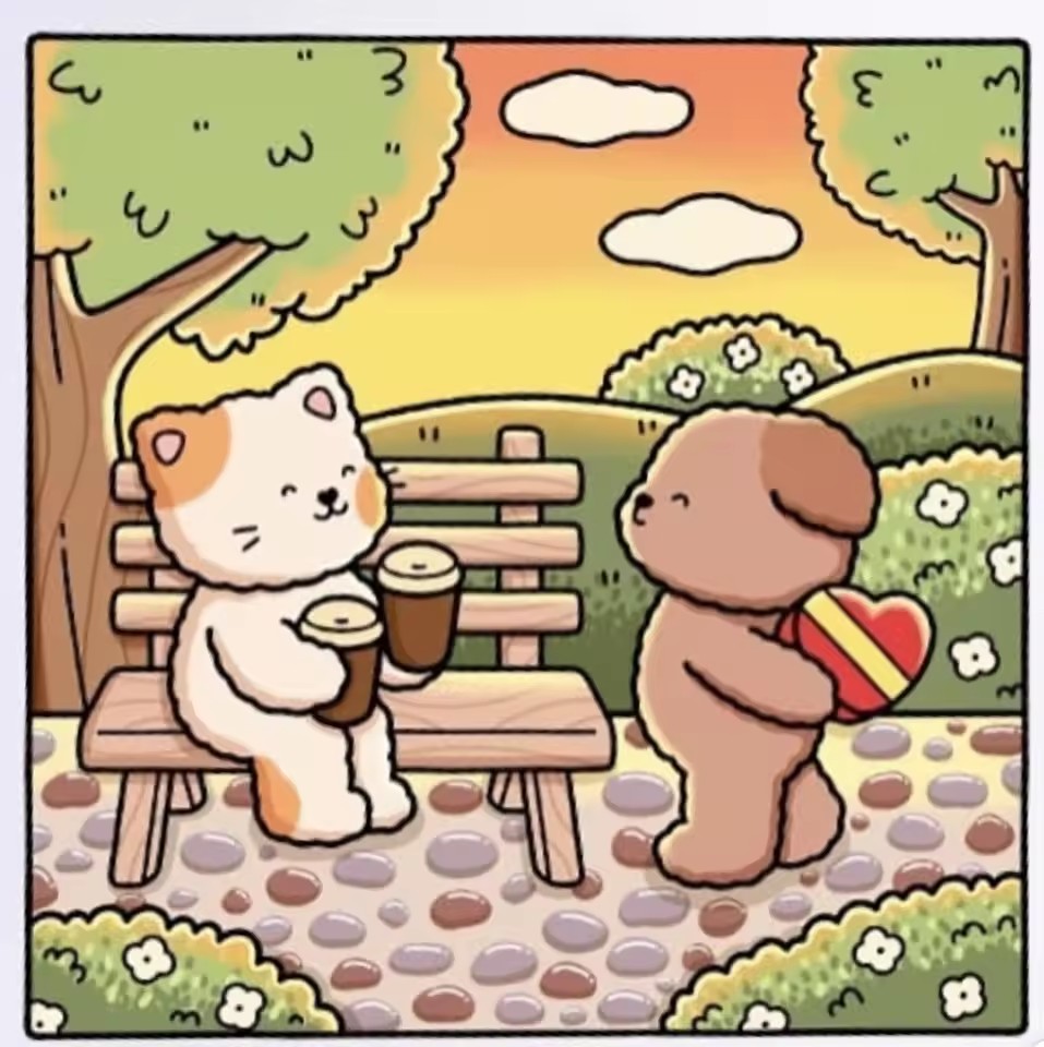 FUZZY IN LOVE Buku Mewarnai Po - Adult Coloring Book Stress Relief ulasan dan harga