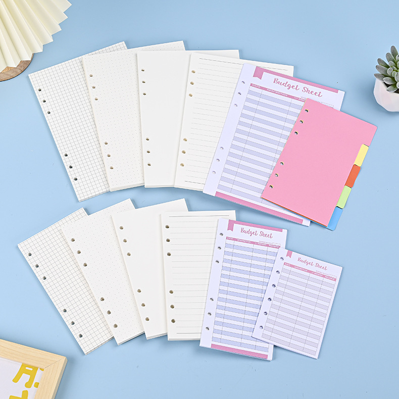 A6 A5 Notebook daun longgar is - A5 Spiral Dotted Grid Notebook ulasan dan harga