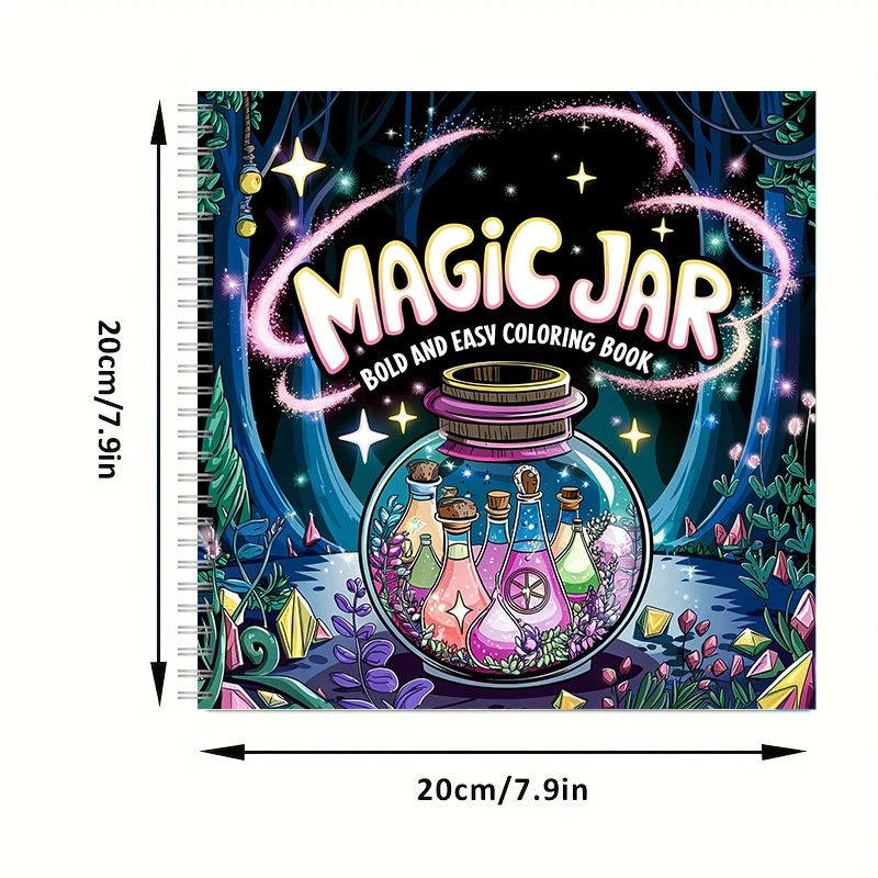 Buku Mewarnai Magic Jar untuk  - Adult Coloring Book Stress Relief ulasan dan harga