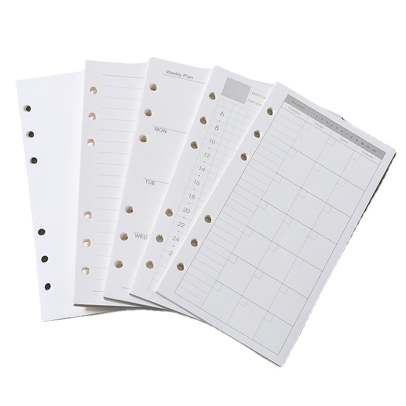 A5 A6 A7 Notebook Daun Longgar - A5 Spiral Dotted Grid Notebook ulasan dan harga