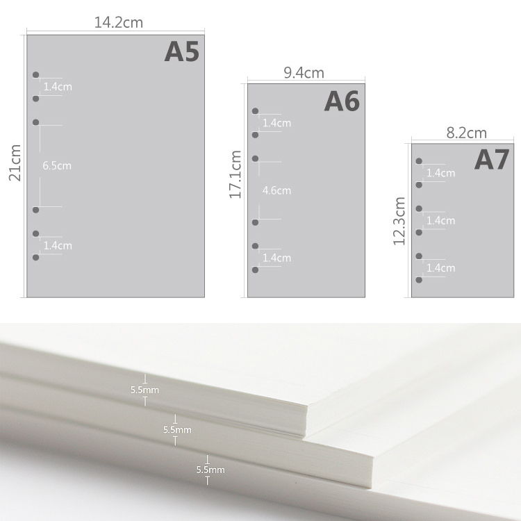 45 Lembar A5 A6A7 Notebook Dau - A5 Spiral Dotted Grid Notebook ulasan dan harga