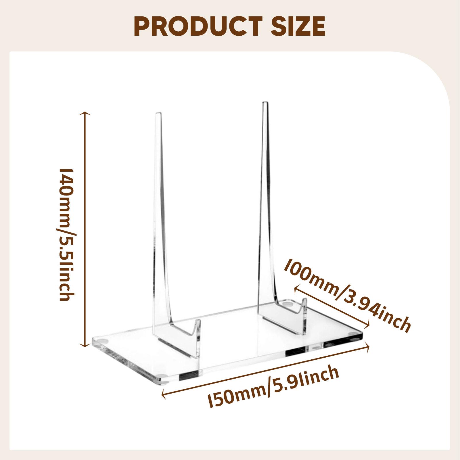 Stand Display Akrilik Bening,  - Clear Acrylic Book Stand Holder ulasan dan harga