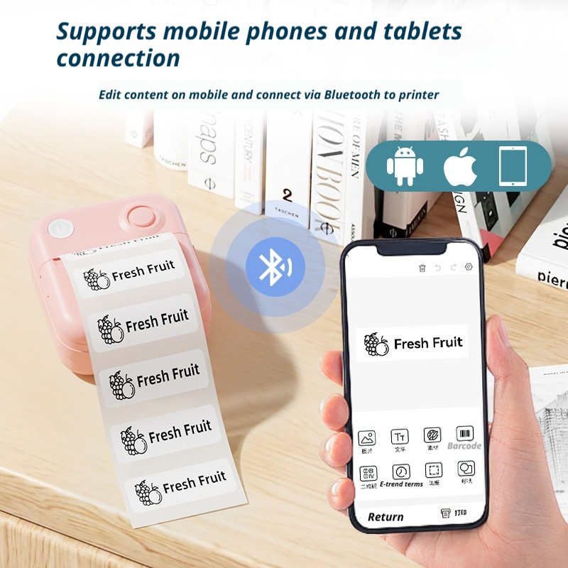 Printer Termal Bluetooth Saku  - Mini Pocket Thermal Printer Paper Roll ulasan dan harga