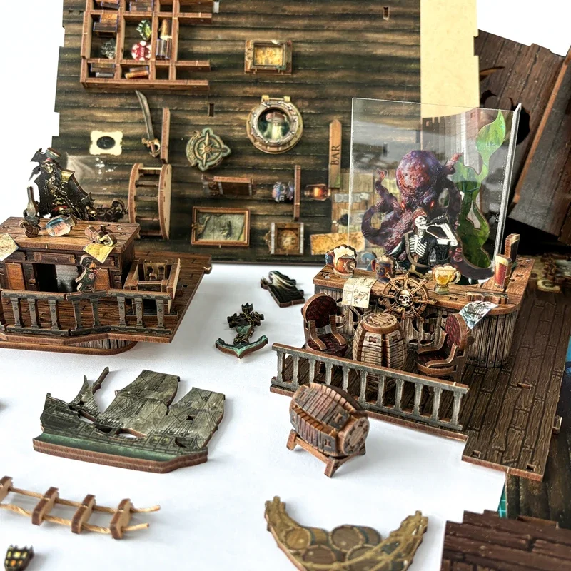 Miniatur DIY Kayu Kit Model Si - Diy Wooden Book Nook Kit Shelf Insert ulasan dan harga