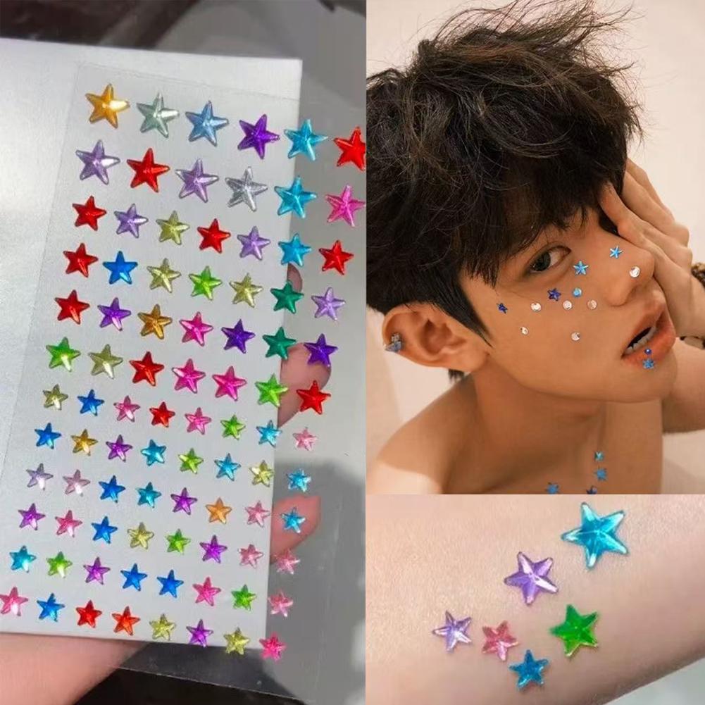 Stiker Permata Kristal Warna-w - Music ulasan dan harga