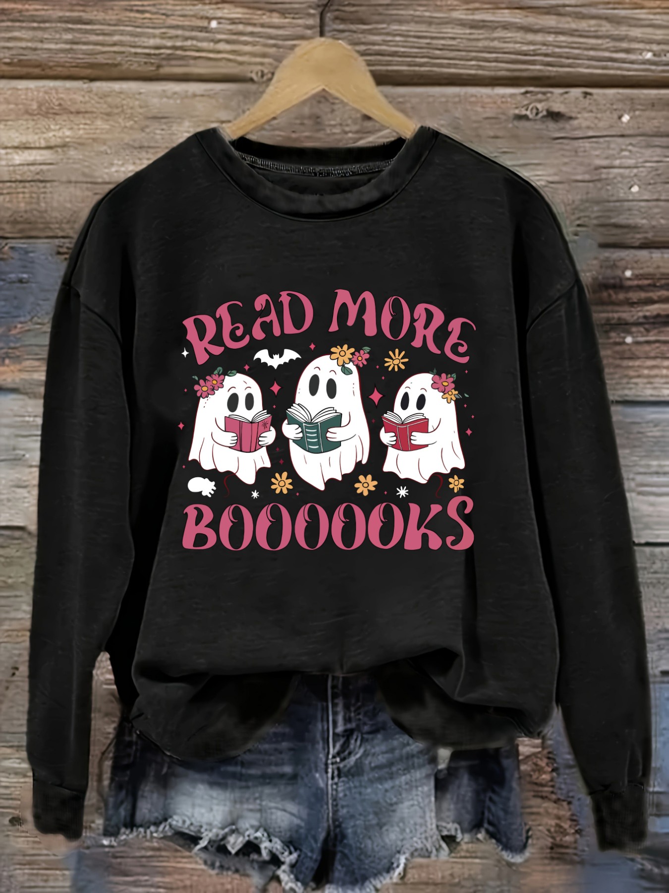 Kaos Wanita Lengan Panjang Kas - Books ulasan dan harga