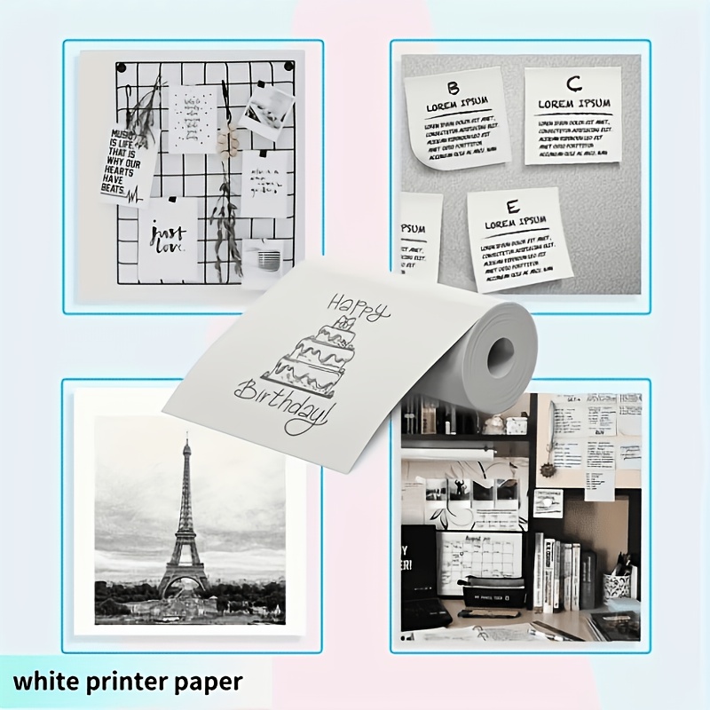 13 Gulungan Kertas Thermal Min - Mini Pocket Thermal Printer Paper Roll ulasan dan harga