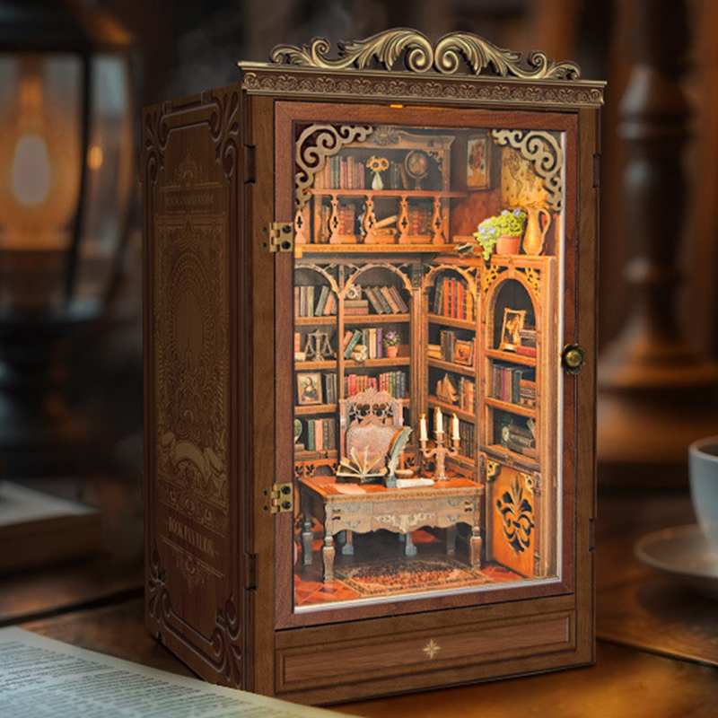 DIY Buku Sudut Rak Masukkan Bu - Diy Wooden Book Nook Kit Shelf Insert ulasan dan harga