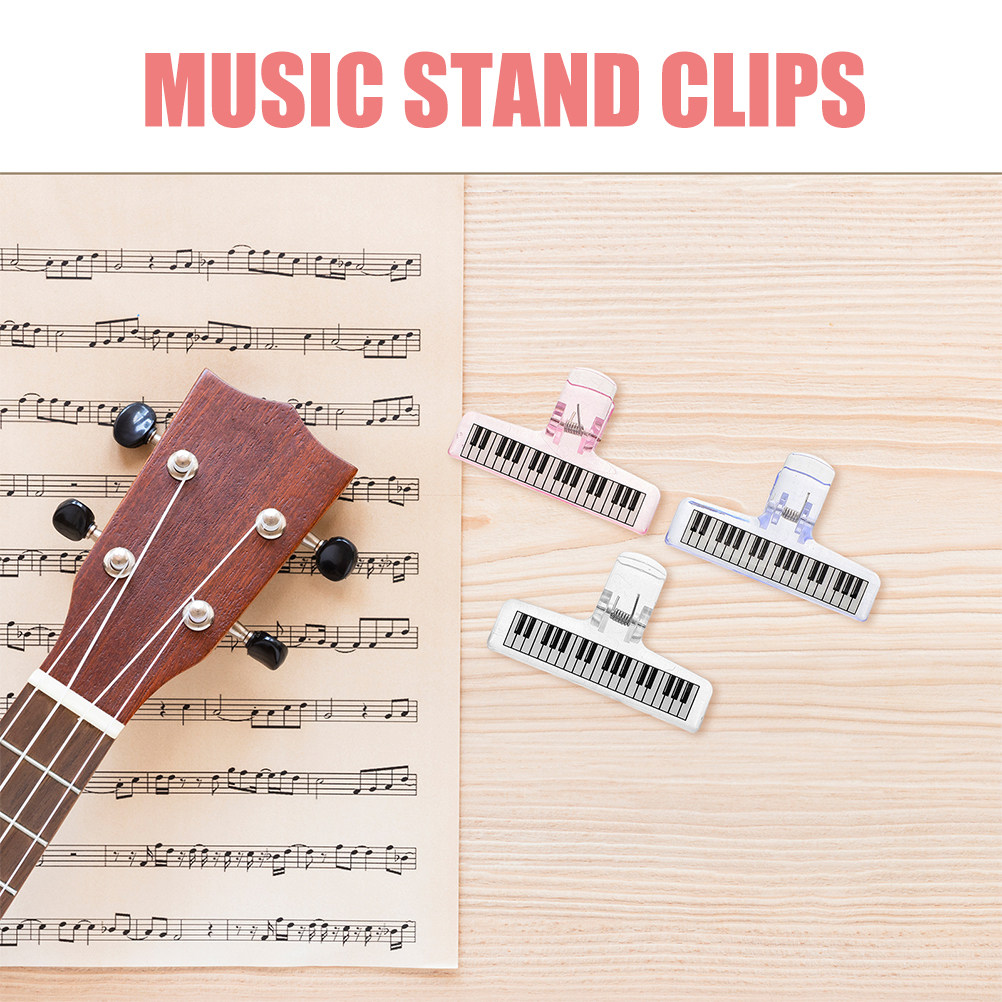 6 Buah Klip Penyangga Musik Ak - Clear Acrylic Book Stand Holder ulasan dan harga