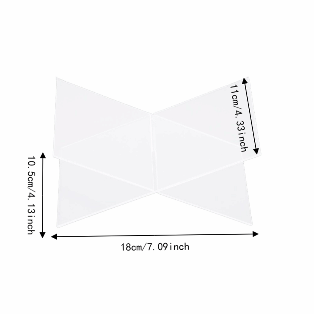 1set Penyangga Buku Akrilik De - Clear Acrylic Book Stand Holder ulasan dan harga