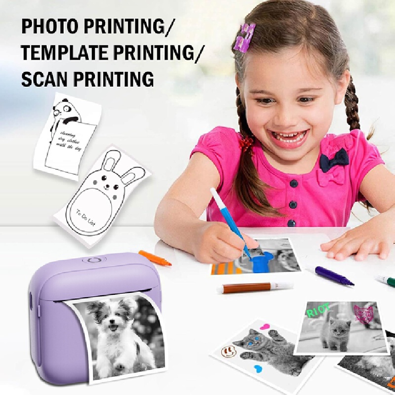 Printer Thermal Bluetooth Mini - Mini Pocket Thermal Printer Paper Roll ulasan dan harga