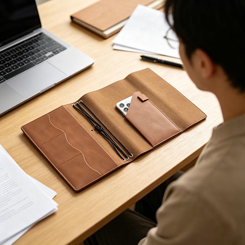 Binder Organizer Kulit Crazy H - Vintage Leather Journal Notebook ulasan dan harga