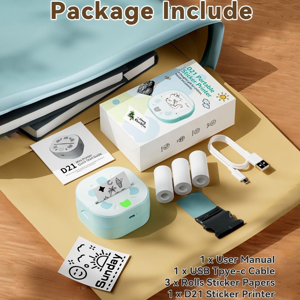 Printer Stiker Mini dengan 3 G - Mini Pocket Thermal Printer Paper Roll ulasan dan harga