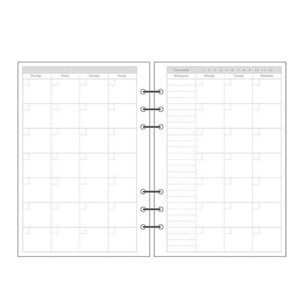 Buku Agenda Harian Grid 45 Lem - A5 Spiral Dotted Grid Notebook ulasan dan harga