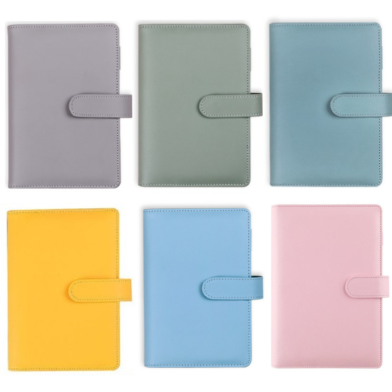 A6/A5 Macaroon Warna Kulit PU  - Vintage Leather Journal Notebook ulasan dan harga