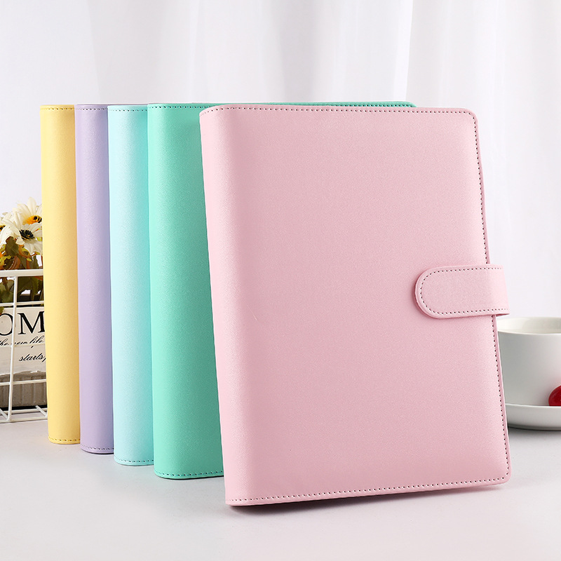 A6/A5 Macaroon Warna Kulit PU  - Vintage Leather Journal Notebook ulasan dan harga