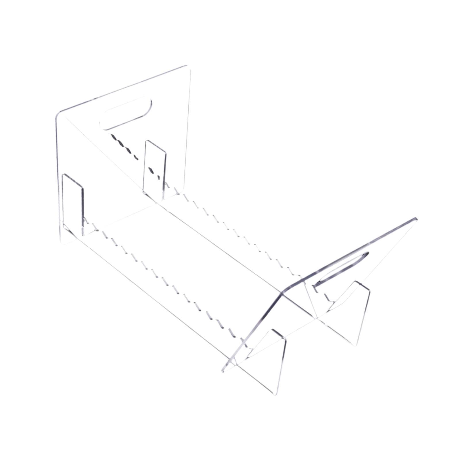 Tempat Piringan Hitam Akrilik, - Clear Acrylic Book Stand Holder ulasan dan harga